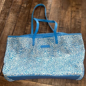 Vera Bradley Mesh Sequin Tote Camocat Blue | Authentic |